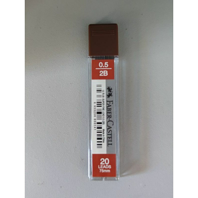 

Isi Pensil Mekanik Faber-Castell 2B 0.5 (1 tube)