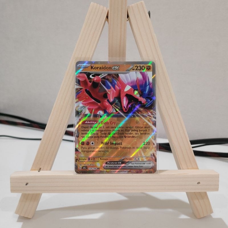 Kartu Pokemon TCG Indonesia Koraidon ex RR (sv4a) 114/190