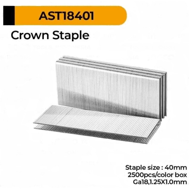 

Refill isi Staples Tembak Crown Staples U 40 mm INGCO AST18401