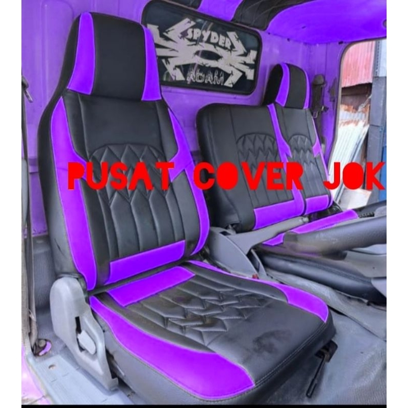 sarung jok mobil truk canter,sarung jok truk dyna dutro,lapisan jok mobil truk,cover jok mobil truk