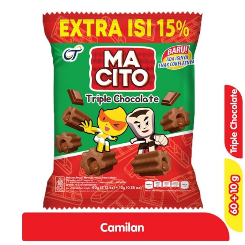 

MACITO Triple Chocolate 60+10 g