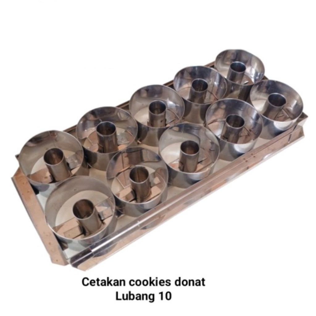 Cetakan cookies donat / Cookie cutter donat mini / Cetakan kue kering bulat