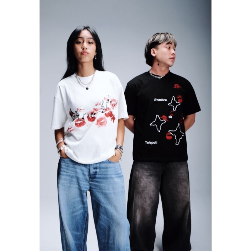 Tshirt Chambre de Telepati - Under the Stars Black