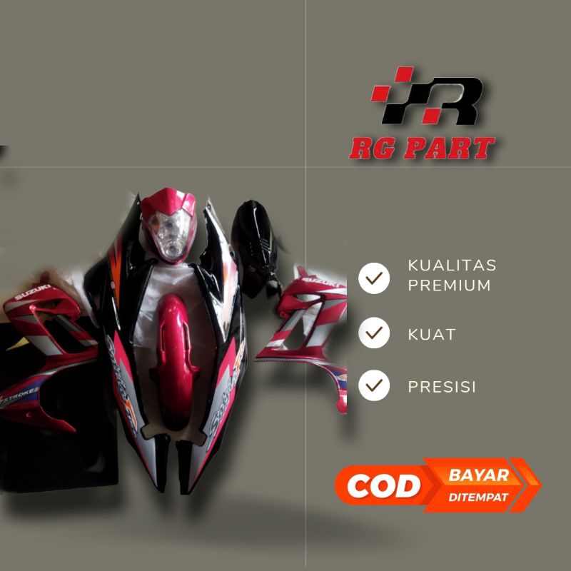 Full body satria Fu CBU Thailand merah hitam