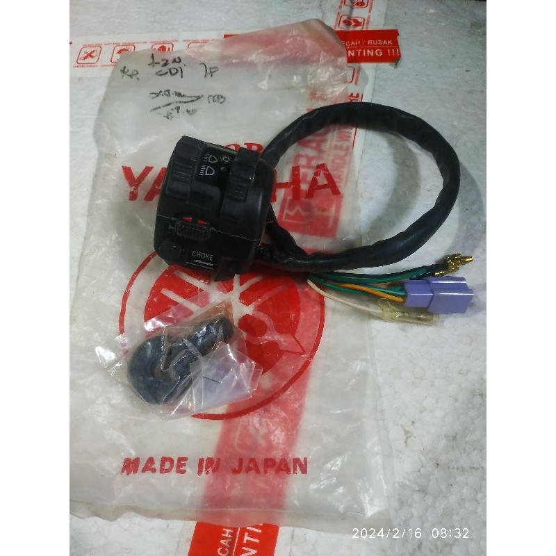 Holder saklar kiri Yamaha L2s L2sn L2super CDI Original Japan