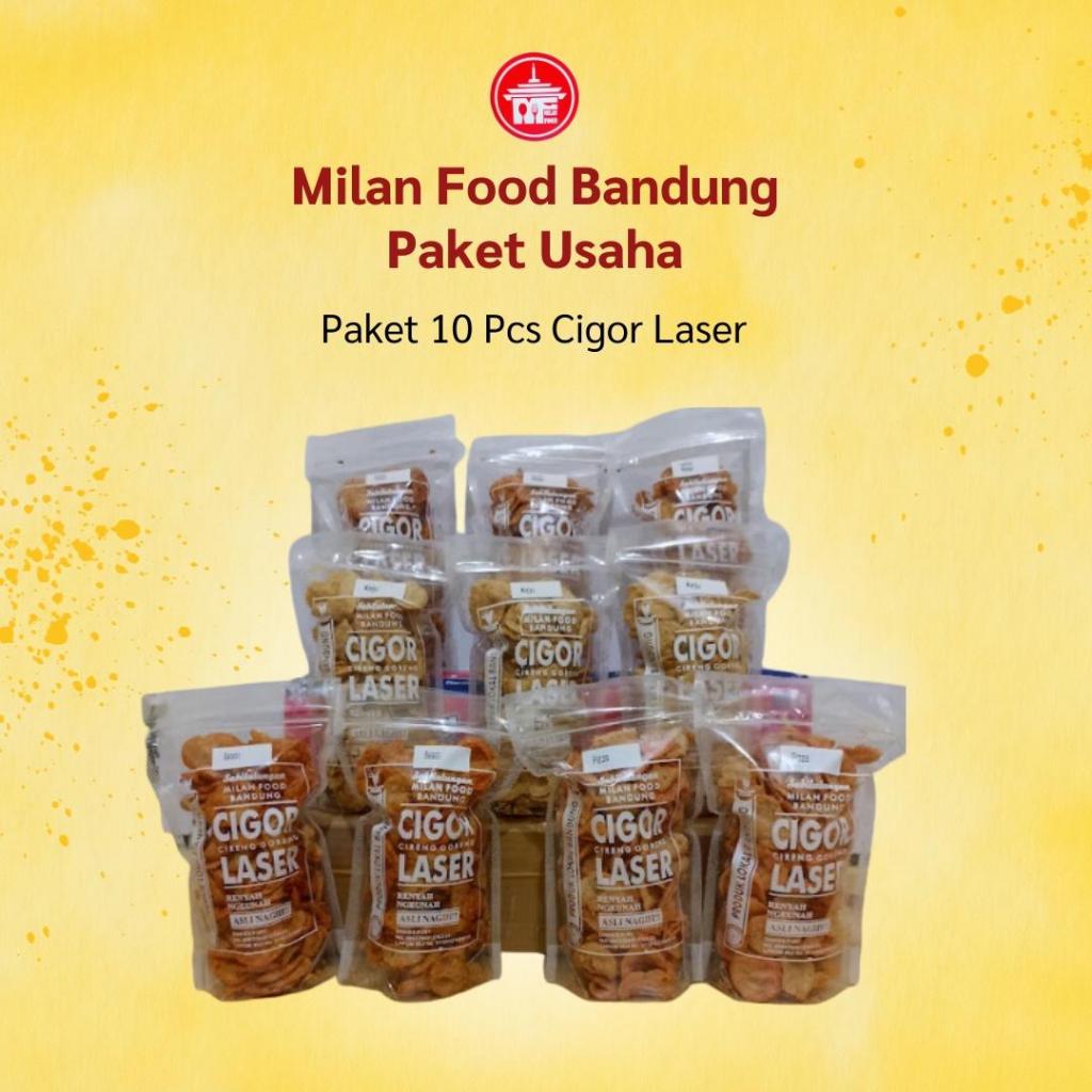 

Paket Usaha 10 pcs (New) Cigor Laser Snack Makanan Ringan 90 gr - Mix