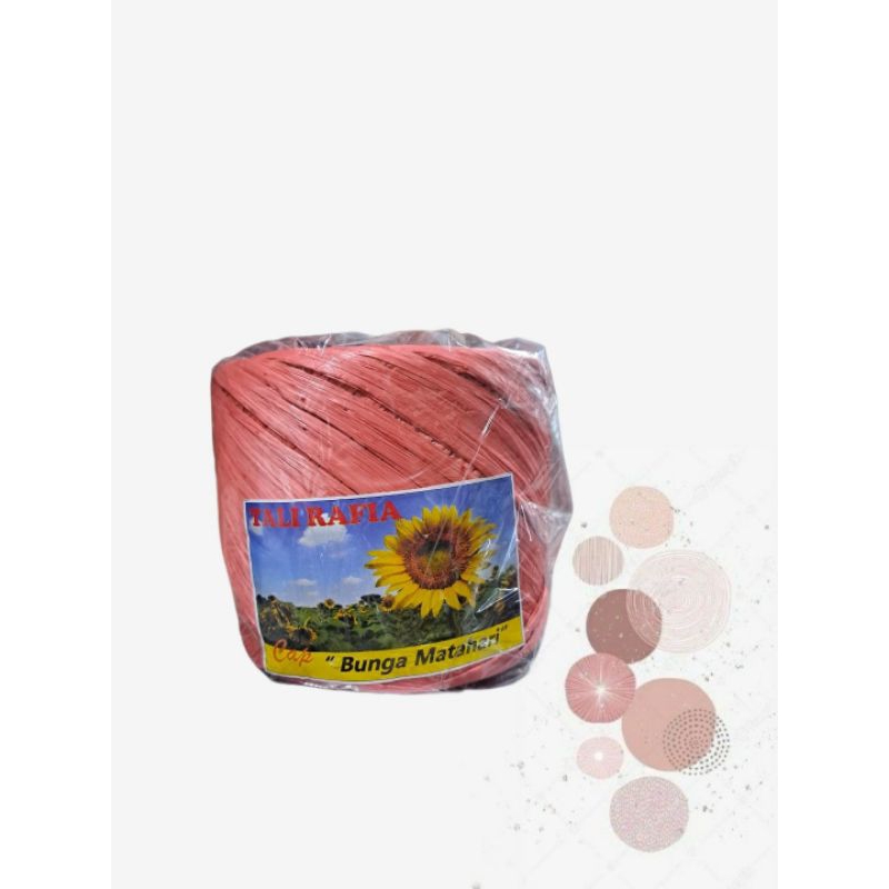 Tali Rafia 1kg Warna-Warni