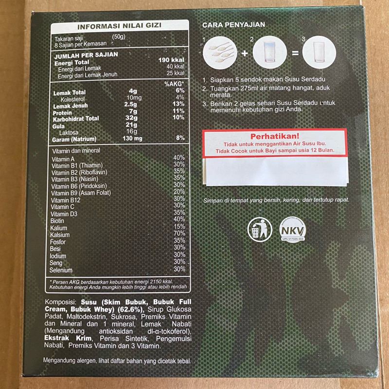 

New // Serdadu Plus Rasa Imukal Bubuk Fd3 Exp 31 Mei 2026 / Susu Fd3 Serdadu Plus // 100% Original