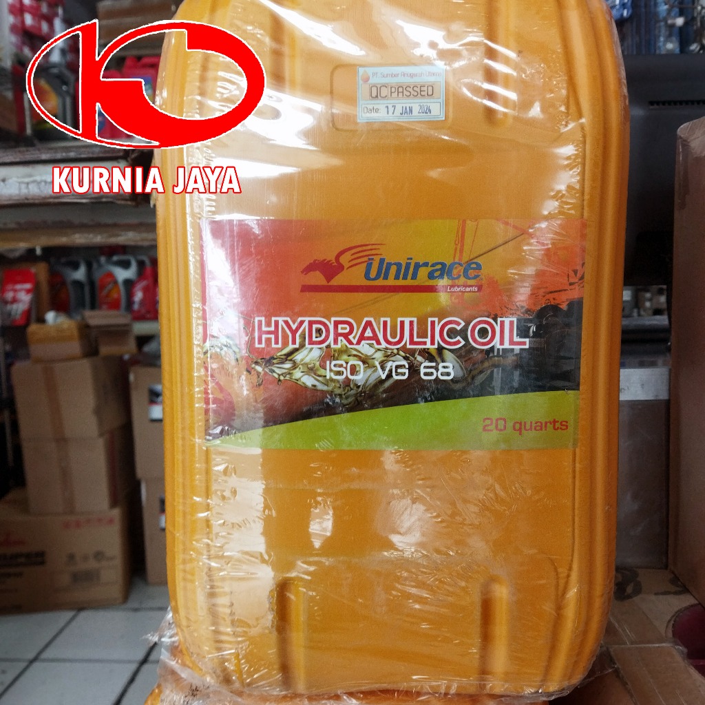OIL HYDROLIC ORIGINAL UNIRACE TERBAIK OLI HYDROLIK