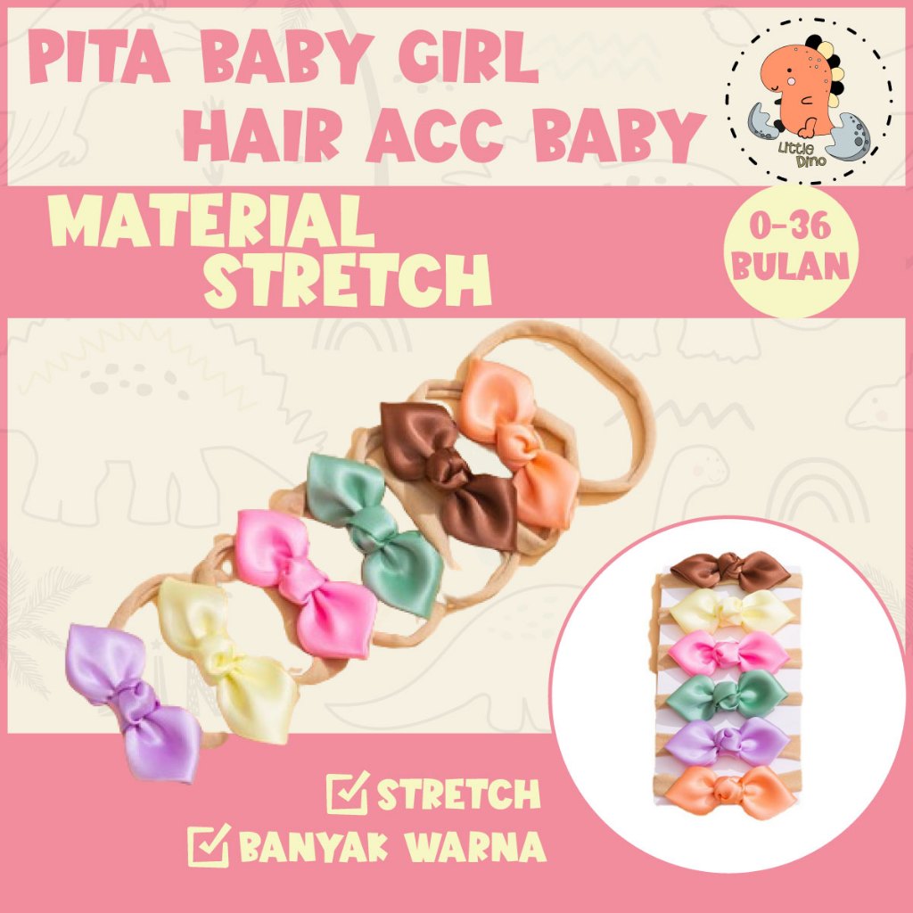 BANDANA BABY GIRL / AKSESORIS RAMBUT ANAK CEWEK