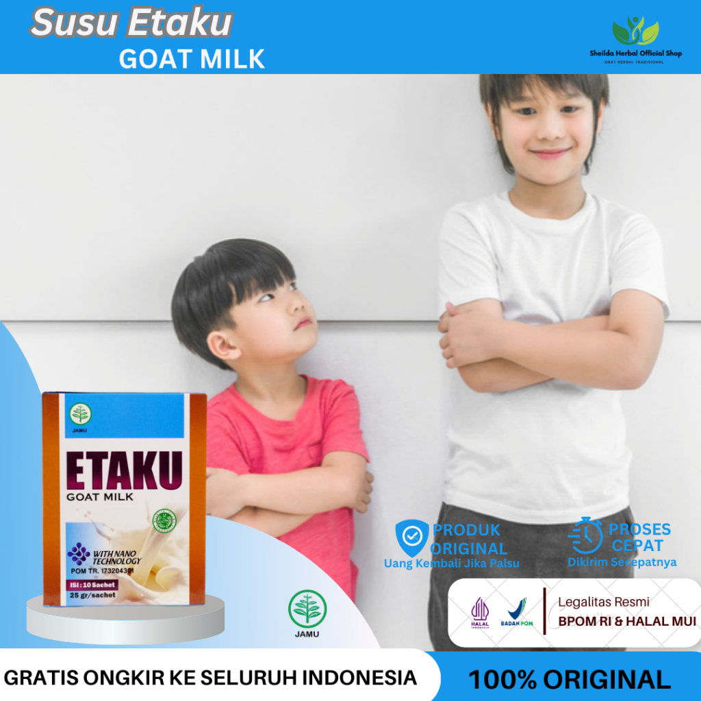 

Susu Etaku Penambah Tinggi Badan, Meningkatkan Pertumbuhan Tulang, Penguat Tulang, Peninggi Badan Remaja Dewasa Anak Usia 12 17 18 20 Tahun Keatas Vitamin High Calcium