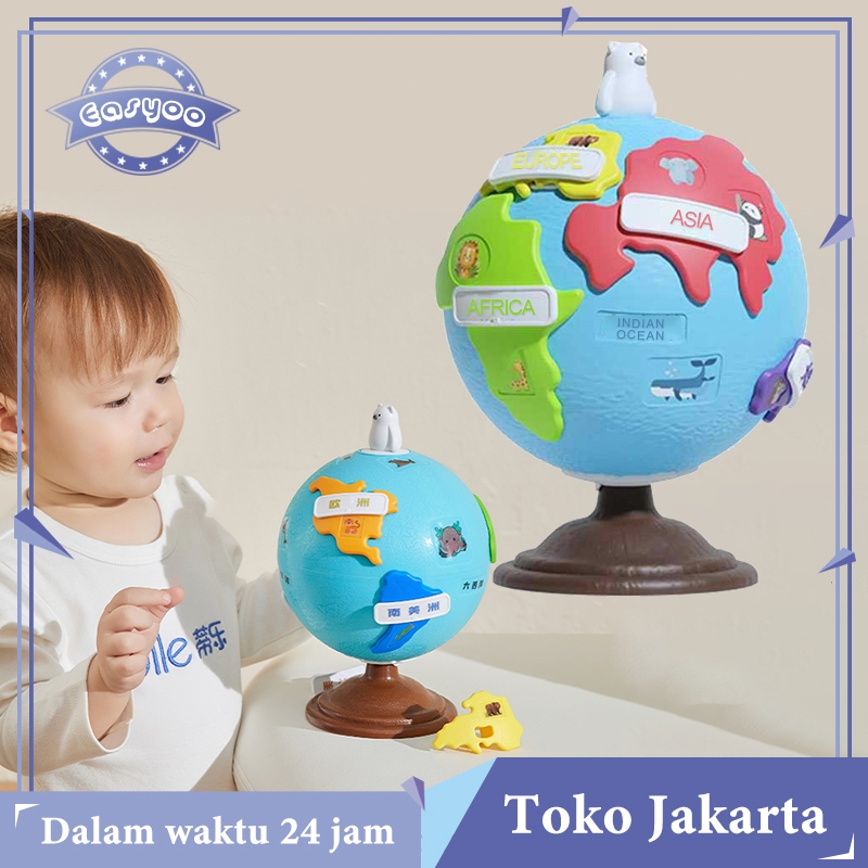 Puzzle Globe Geography Bola Dunia Dan Puzzle Benua Terlaris Kualitas