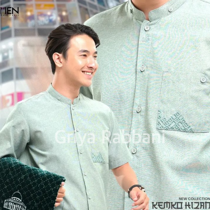 kemko hizan pdk - kemko harzan pdk - baju koko rabbani - kemko rabbani - baju koko lengan pendek - K