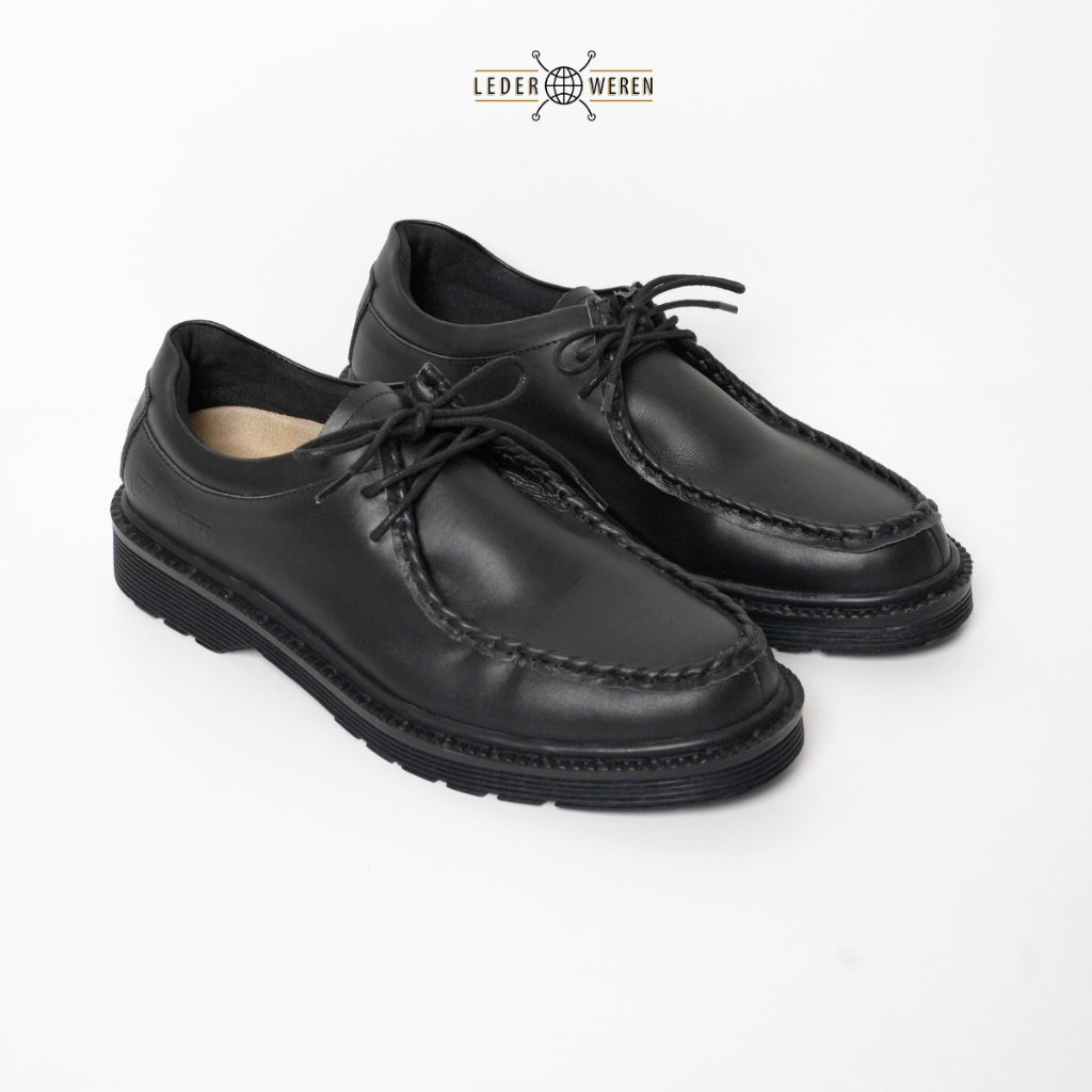 	 Lederweren - Leder Chungky - Sepatu Kulit Pria Formal Kasual	