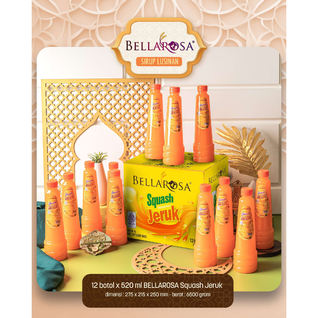 

Bellarosa Squash Jeruk 500ml Hampers Bingkisan Lebaran