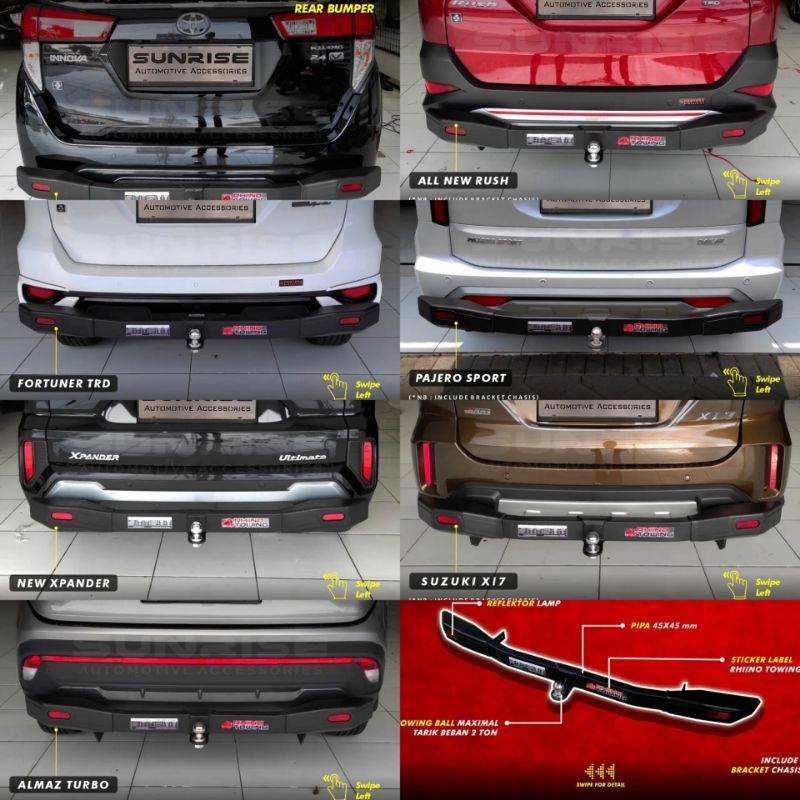 Towing Rhino Mobil BRV Mobilio Avanza Xenia Zenix