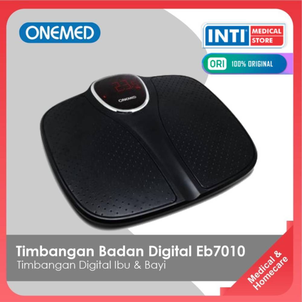 ONEMED Timbangan Digital Ibu & Bayi / Timbangan Badan Digital EB7010