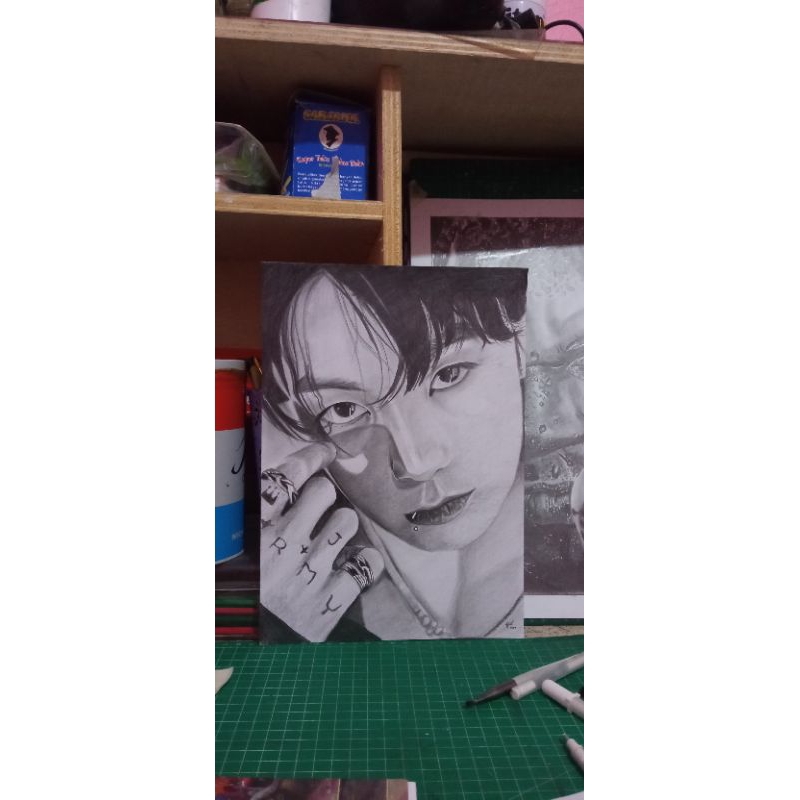 Lukisan Jung Kook BTs