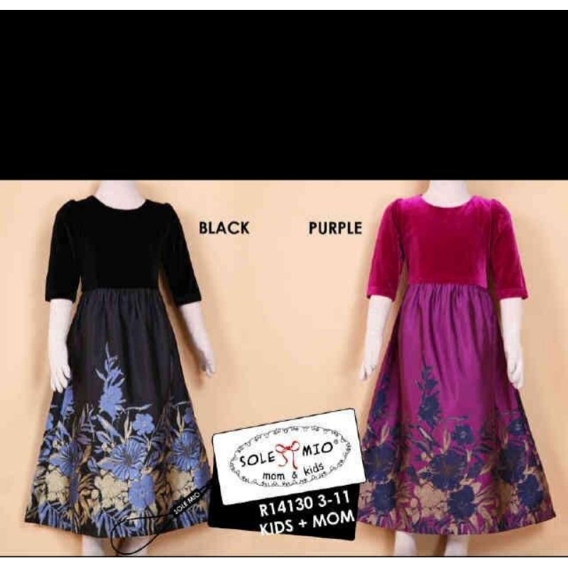 SALE Solemio maxidress kids R14130