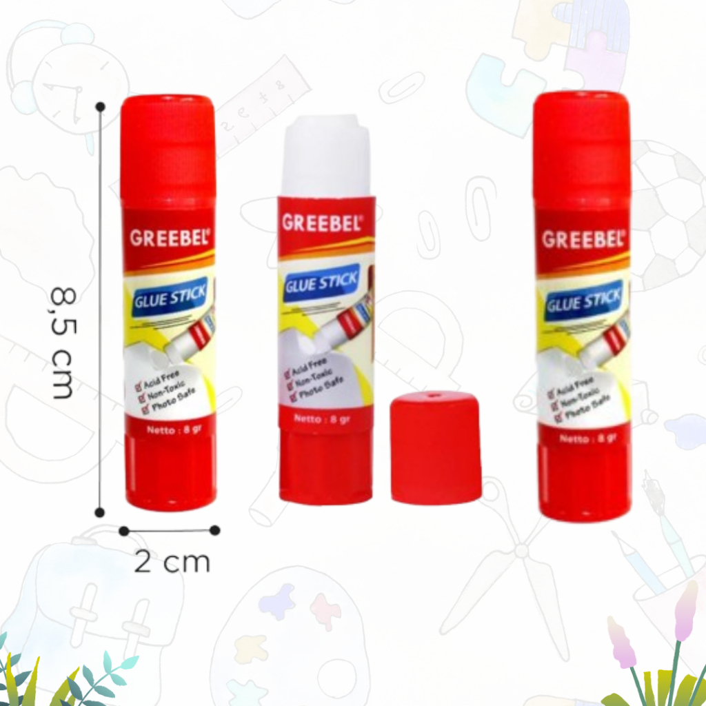 

GLUE STICK GS 1915 / LEM KERTAS STIK GREEBEL-15 gr (PCS)