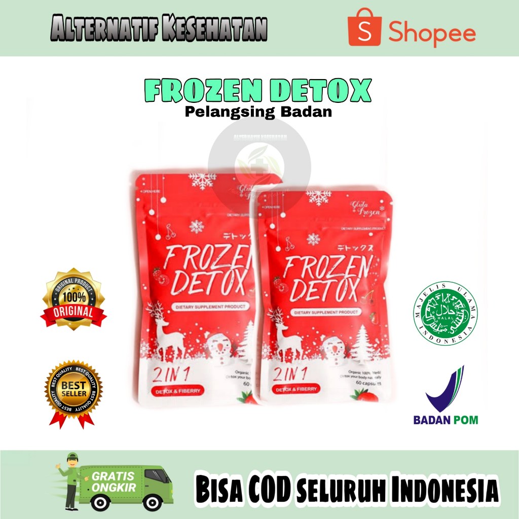 Frocen Detox BY Gluta Frozen Thailand Original Pelangsing BPOM