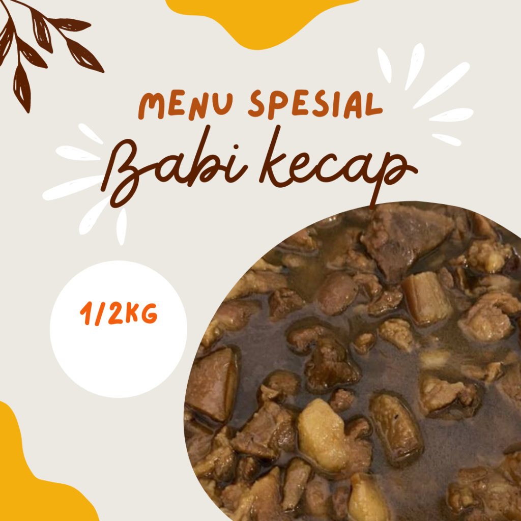

DAGING BABI KECAP 1/2KG