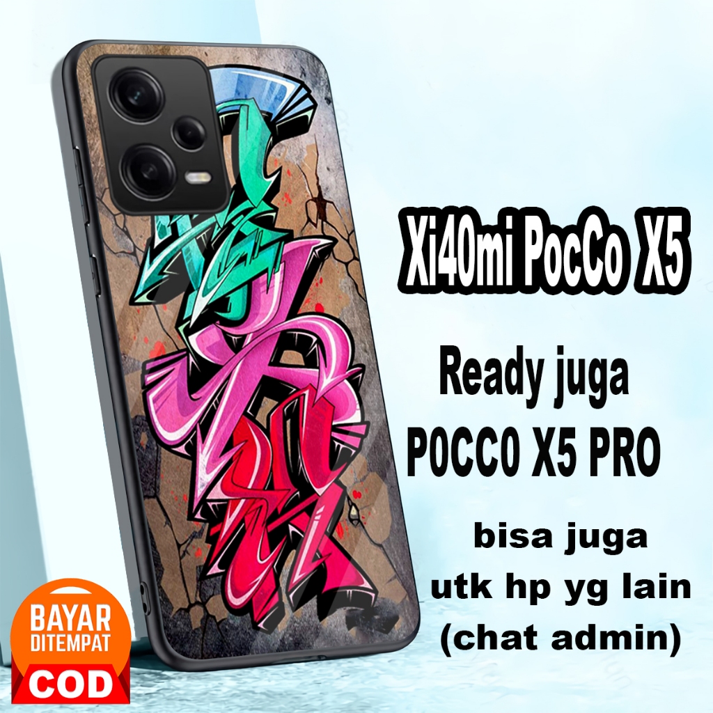 COD81/Softcase glossy kilau POCO X5 dan ALLL TYPE(motif genshin impact )  X5 PRO/X3/X3 PRO/X3 NFC /m