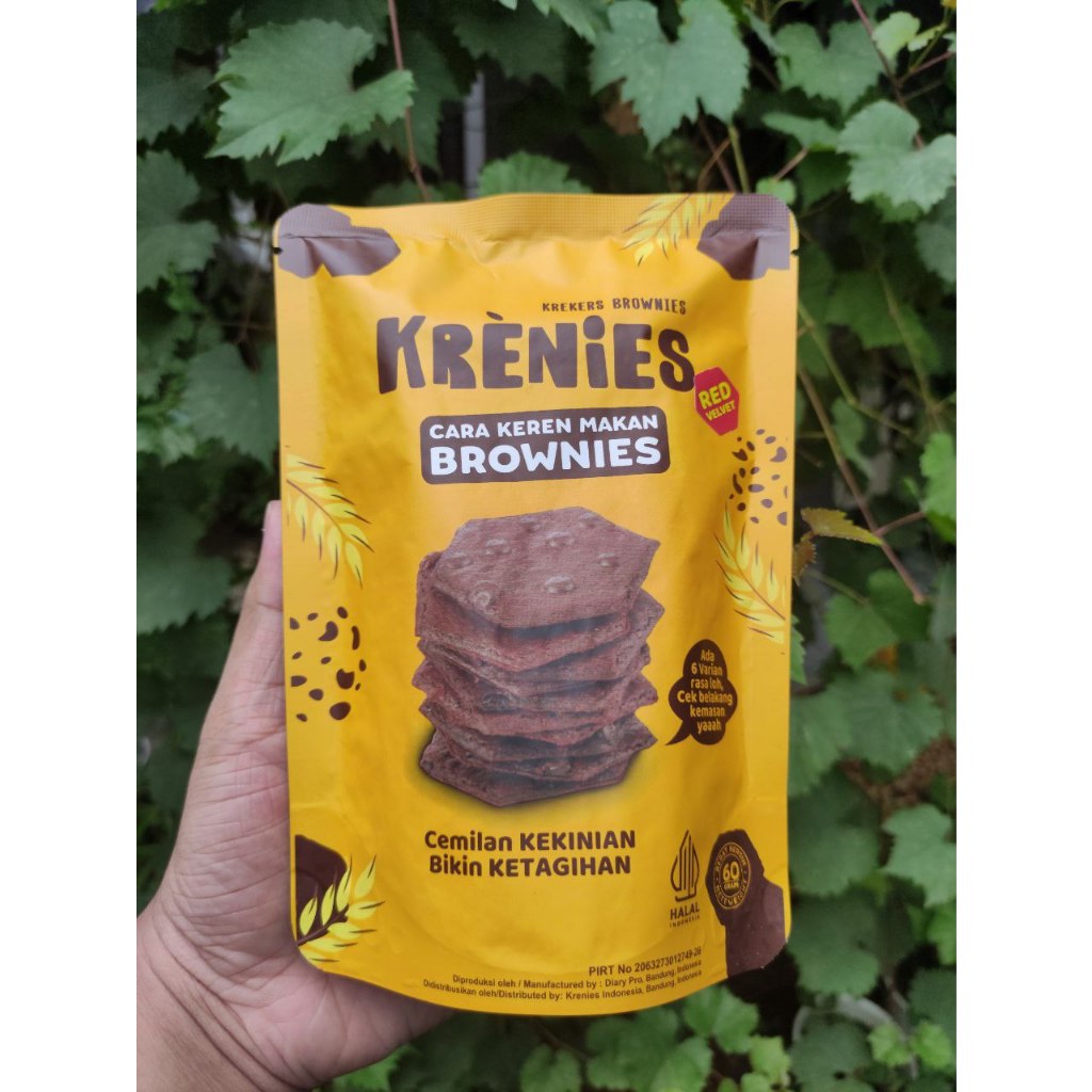 

KRENIES Krekers Brownies Red Velvet ala iBar