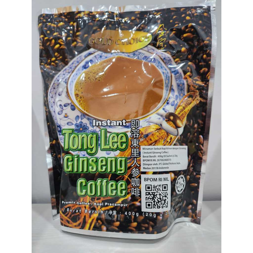 

[ HALAL ] GOLD CHOICE TONG LEE GINSENG COFFEE 400 GR / KOPI TONGKAT ALI /KOPI