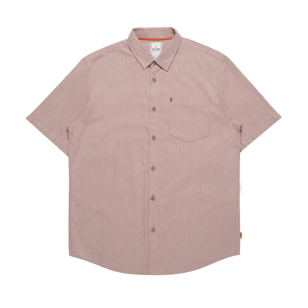 M.Gee Kemeja Casual Lengan Pendek Pria Mgee Original ALTO C115 Red