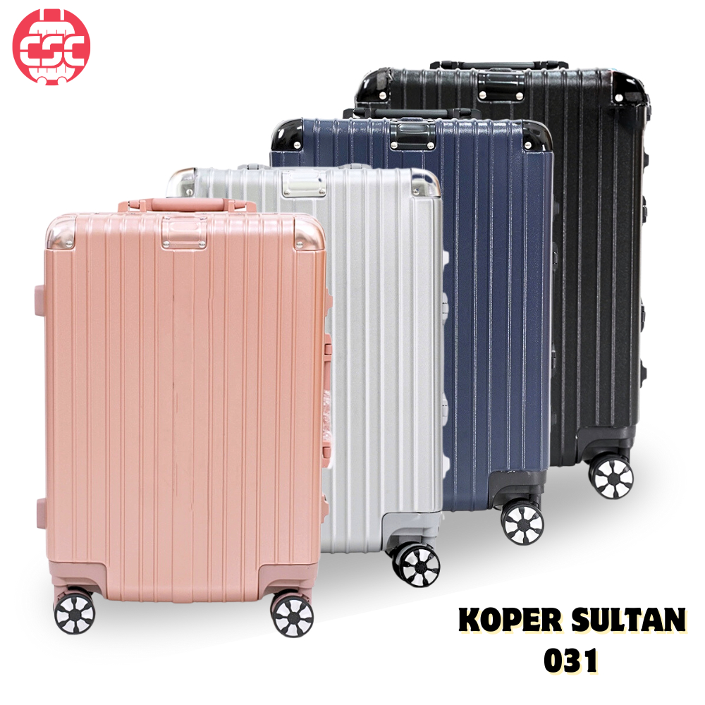 ( 031 ) Koper Sultan 20, 24, 28 Inch 4 Roda 360 Rotasi Ringan Tahan air Anti Maling