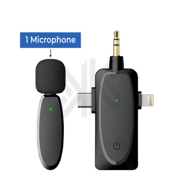 Promo [KN ACC]MICROPHONE MIC CLIP ON M3 3IN1 WIRELESS HP - 1MIC Murah