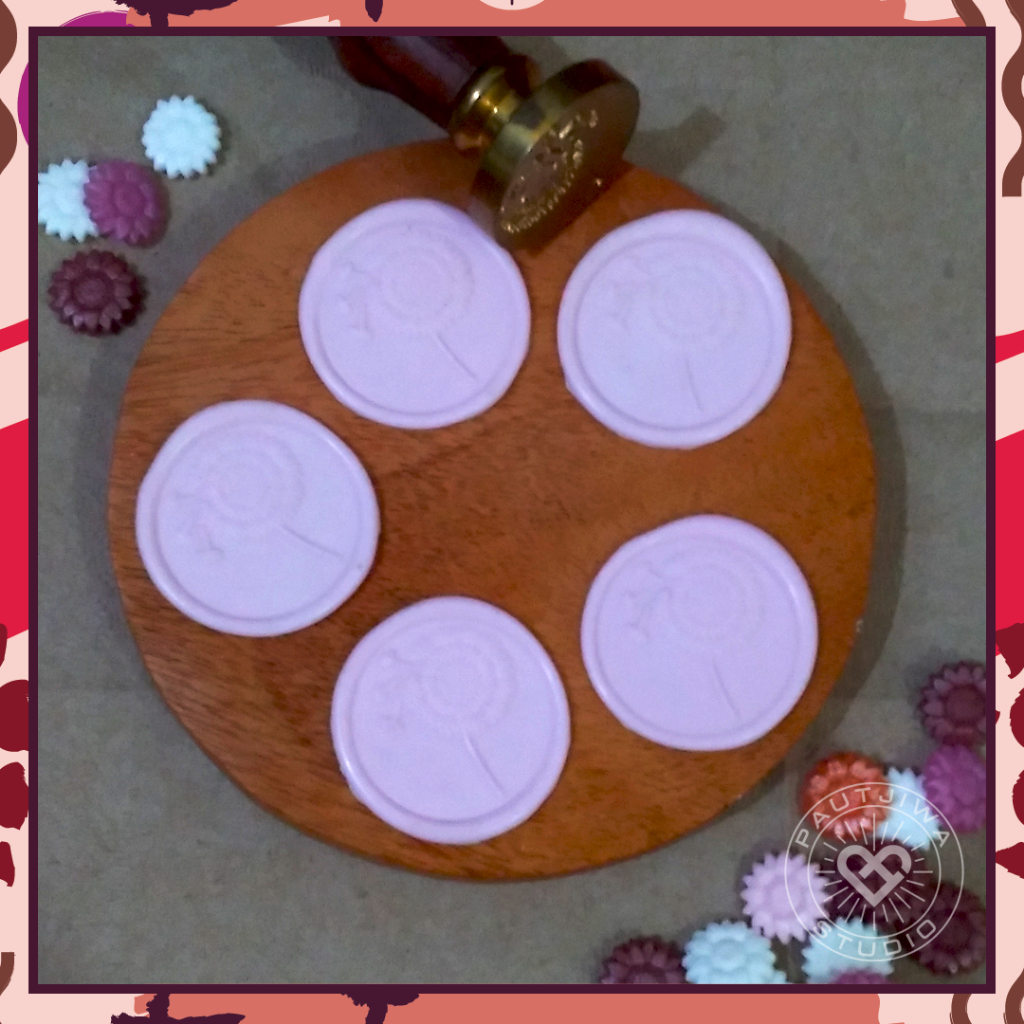 

Wax Seal Instant PINK 1pcs | Seal Stamp | Segel Amplop | Segel Lilin
