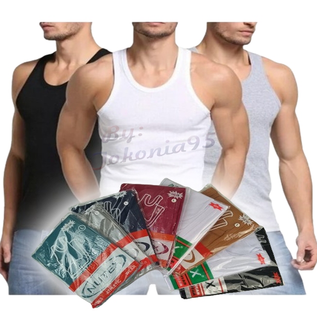 Singlet Pria Dewasa Multiwarna Nutex