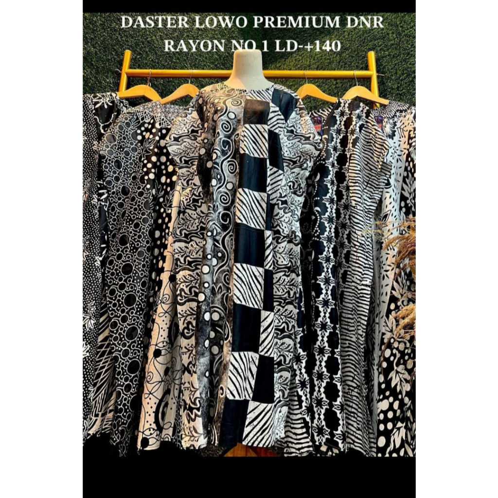 LOWO PREMIUM DNR RAYON NO. 1 ABSTRAK (ZIPER)