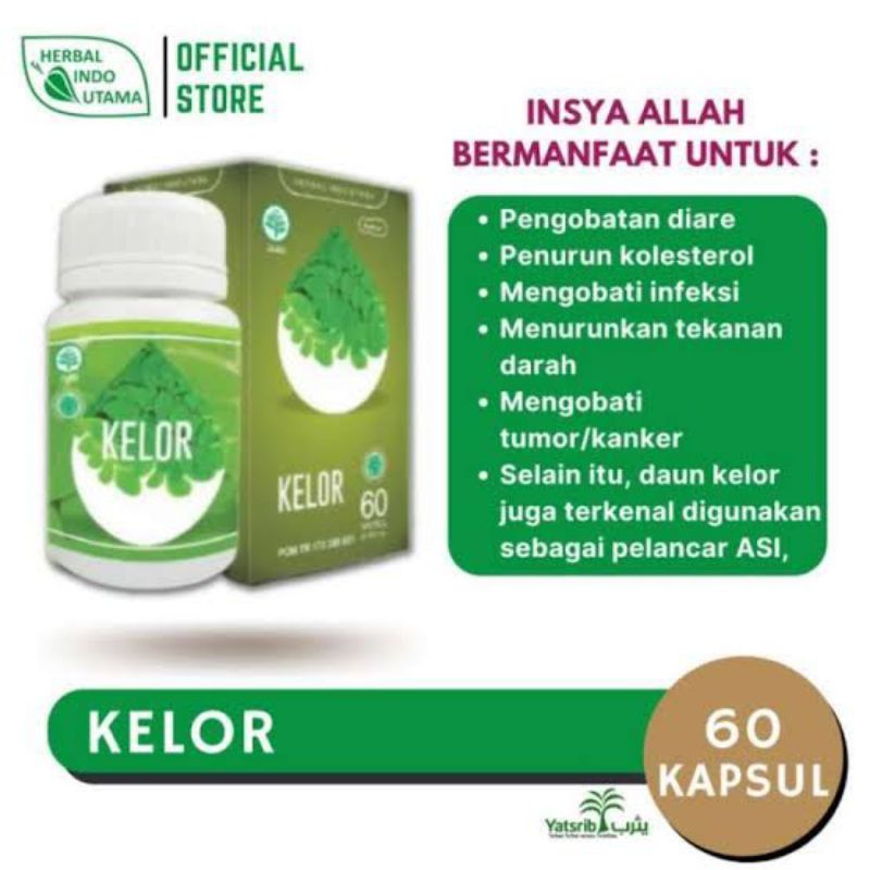 

Kapsul Hiu Daun Kelor,60 Kapsul Original Herbal Indo Utama