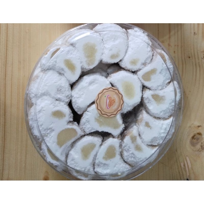 

kue. putri. salju toples 500gr