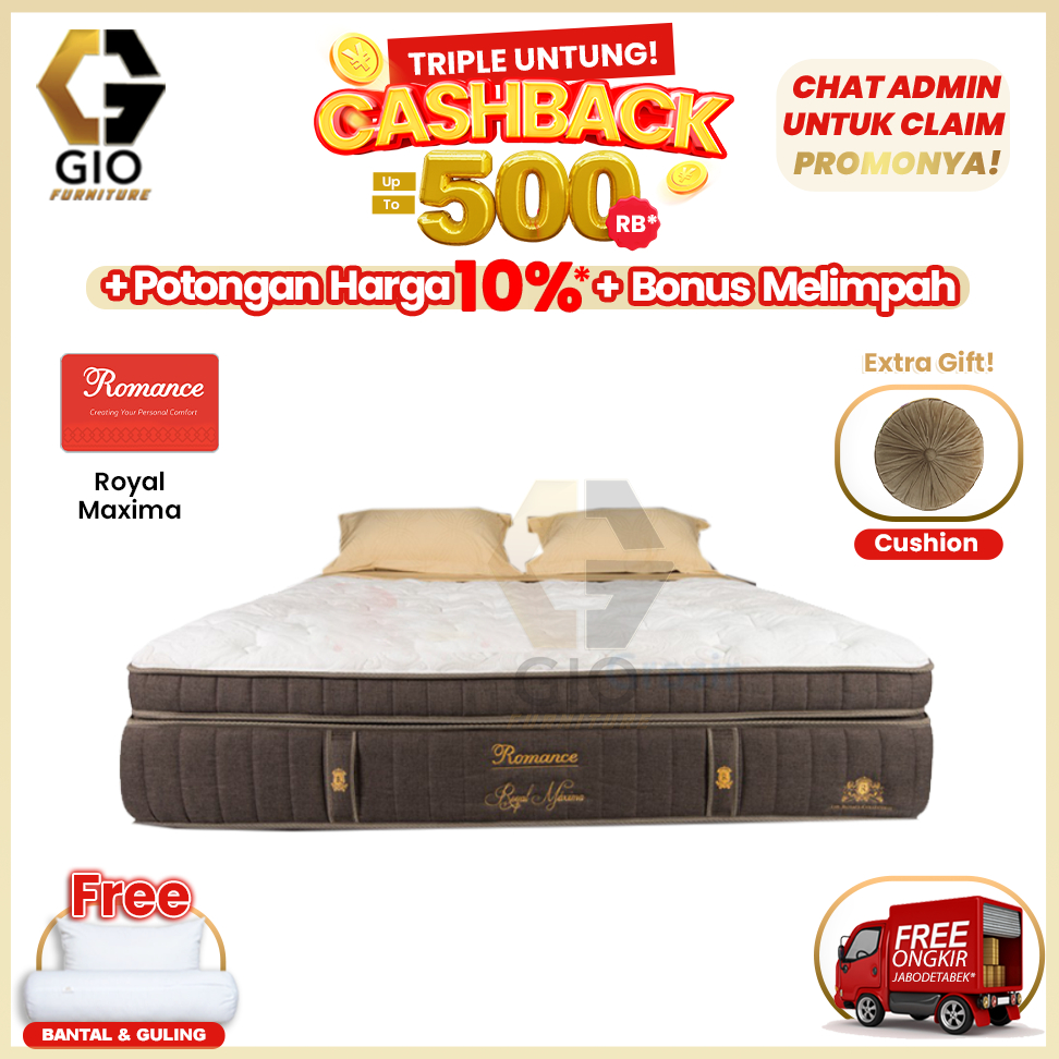 Kasur Romance Royal Maxima / Romance Springbed Royal Maxima (Mattress Only)