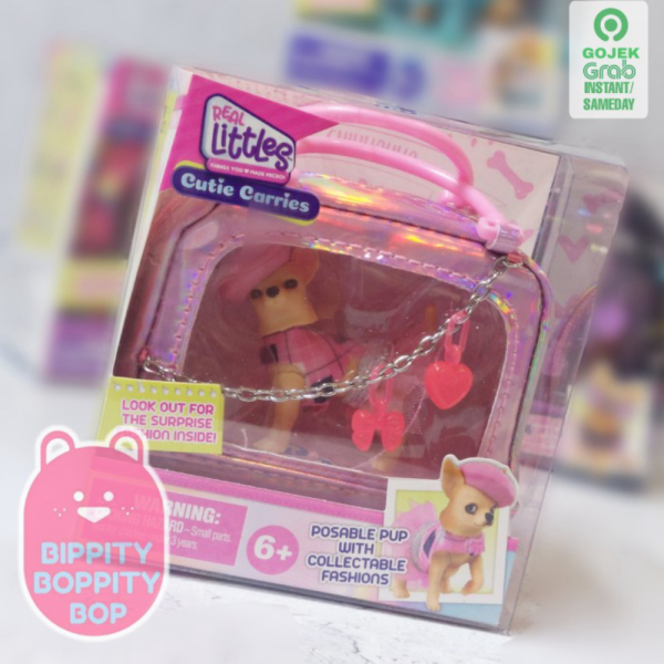 

Dijual REAL LITTLES Cutie Carrier Collectible Micro Puppy Carrier - Chihuahua Limited