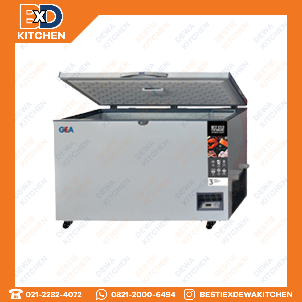 Chest Freezer GEA AB396TX / Lemari Es GEA AB-396-T-X / AB 396 TX