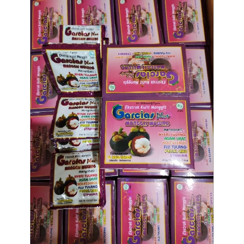 "NEW" GARCIAS PLUS MANGGIS WULUNG SERBUK ORIGINAL 20SACET(EKSTRAK KULIT MANGGIS)