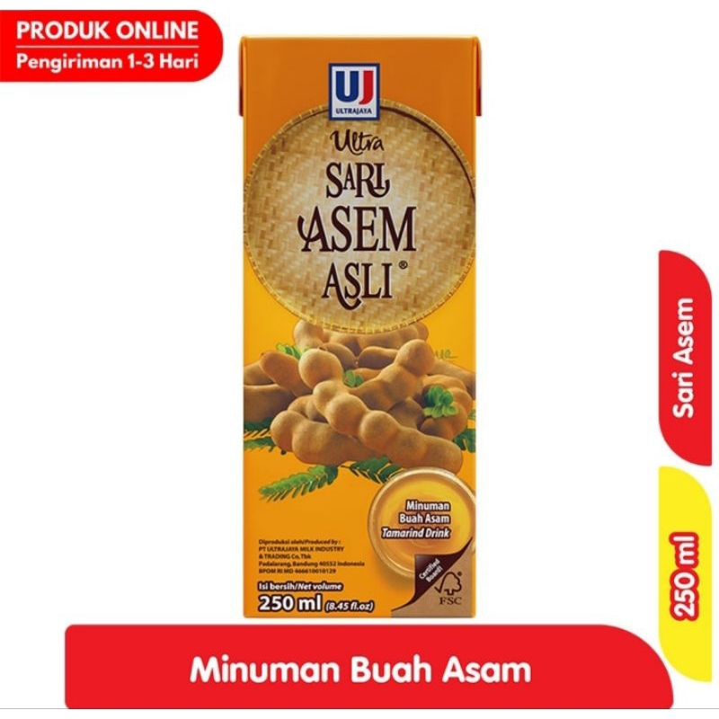 

Ultra Sari Asem Asli 250 ml