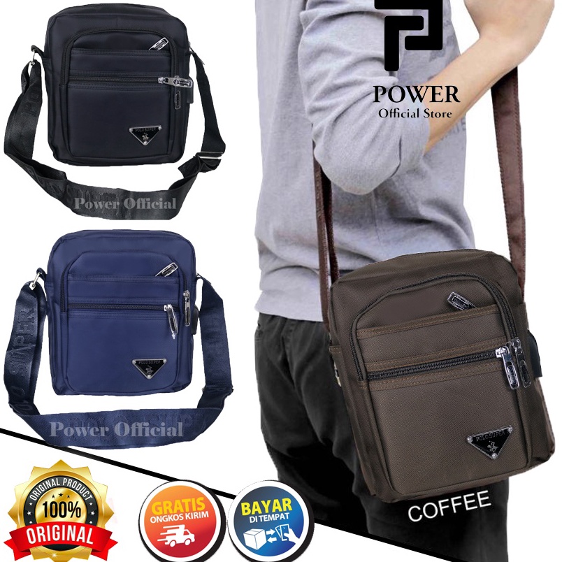 BAYAR DITEMPAT  Polo Super 993 Tas Selempang Pria Sling bag Import Polo Original Tas Slempang Cowok 
