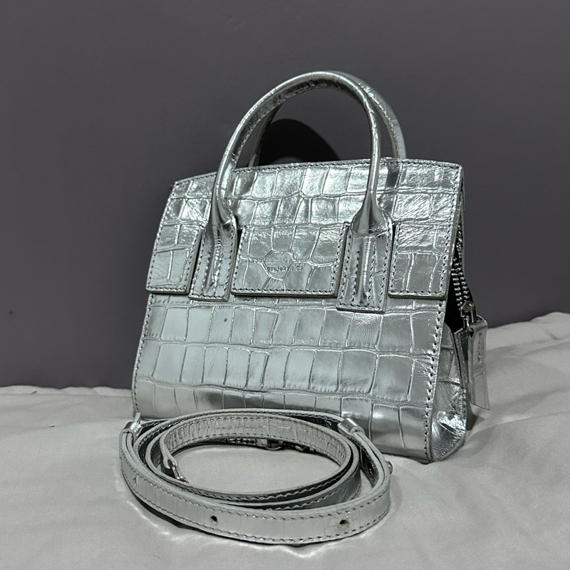 aesthetic pleasure micro isolation bag silver croc