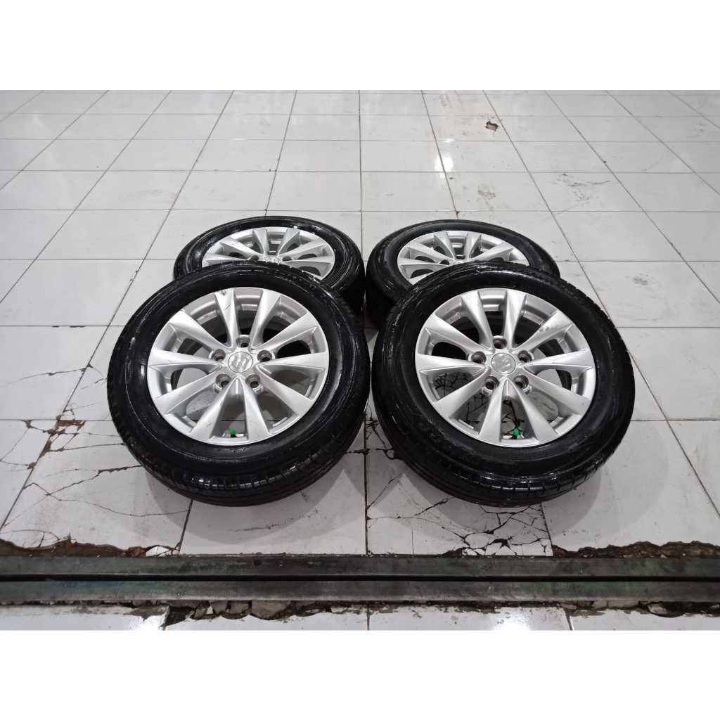 pelek standar ertiga r15 + ban seken 4 pcs