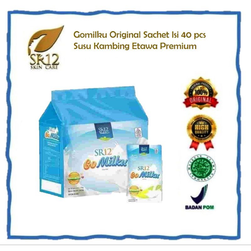 

( Bisa Cod ) Gomilku Sr12 Sachet Susu Kambing Etawa Premium Membantu Mengatasi Pegal Linu Nyeri Sendi Menjaga Kesehatan Tulang Mencegah Osteoorosis Mengatasi Pengapuran Tulang Menyehatkan Lambung Aman Untuk Diabetes & Kolestrol Tanpa Gula Susu Etawa Sr12