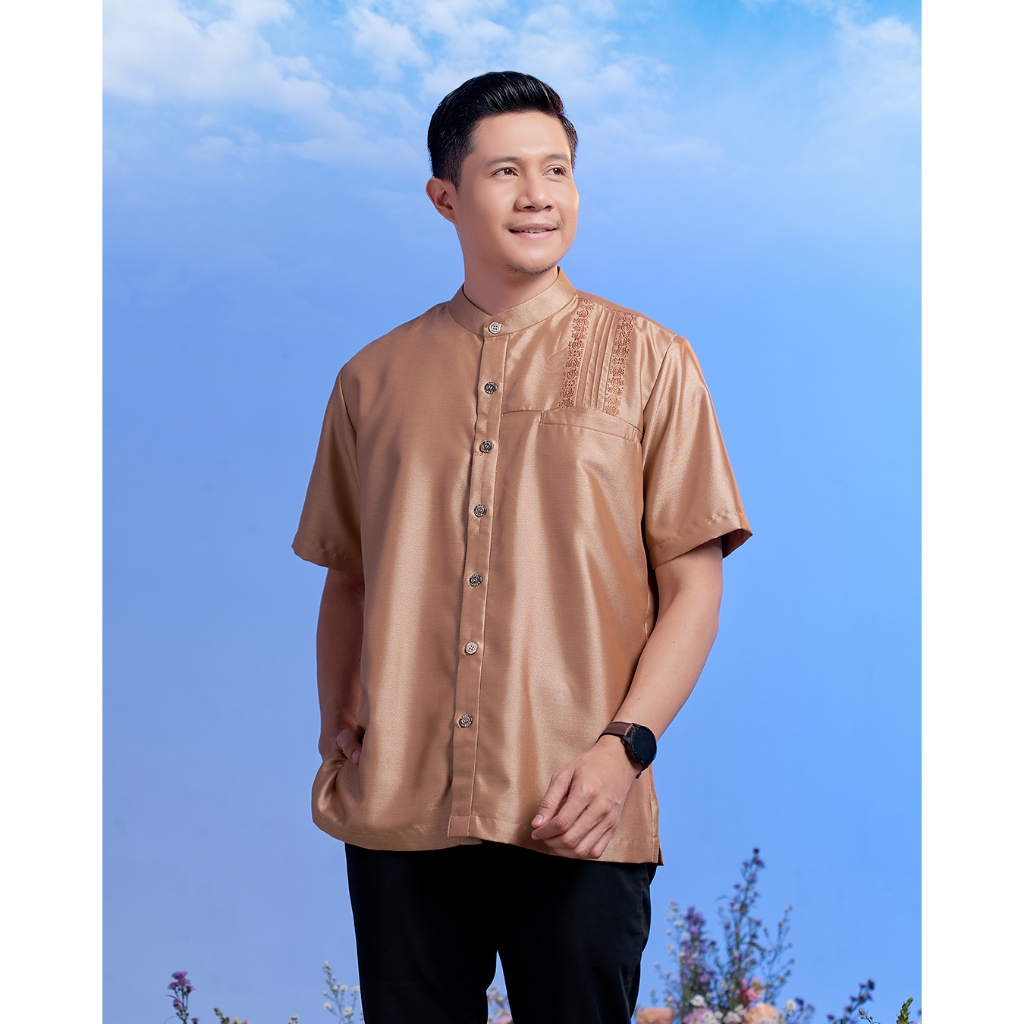 Ranti - Baju Muslim Pria Lengan Pendek | Koko Gold | Aly Koko