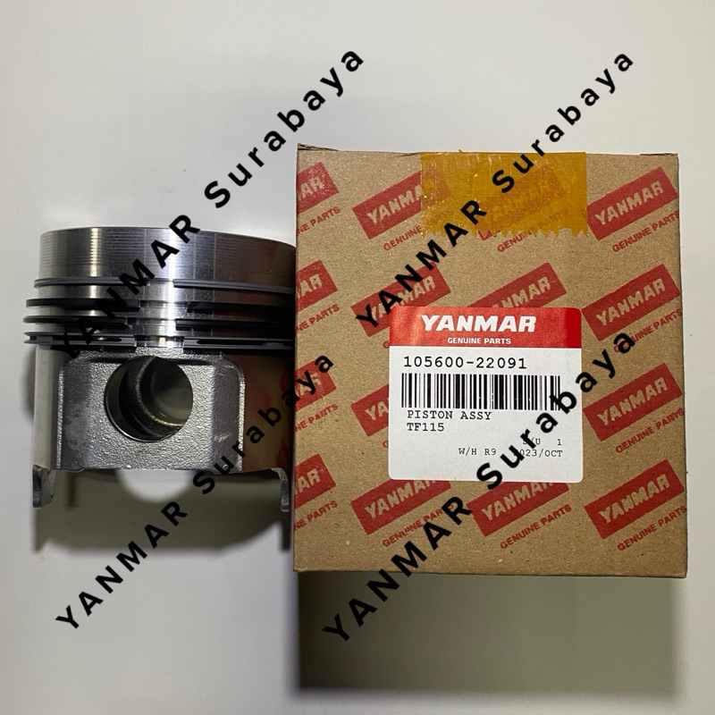 Piston Assy Yanmar TF 115 (105600-22091) / Seker Yanmar TF115. Original.