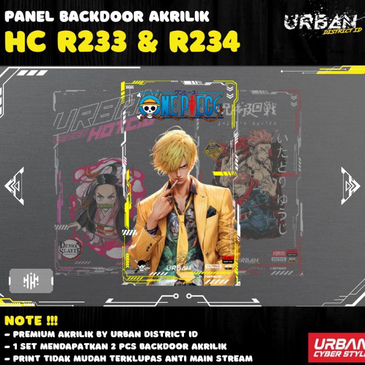 Terbaru KodeXx4X8 CyberStyle  Anime Panel Backdoor Akrilik R 233  R 234 HC Design by URBAN DISTRICT 