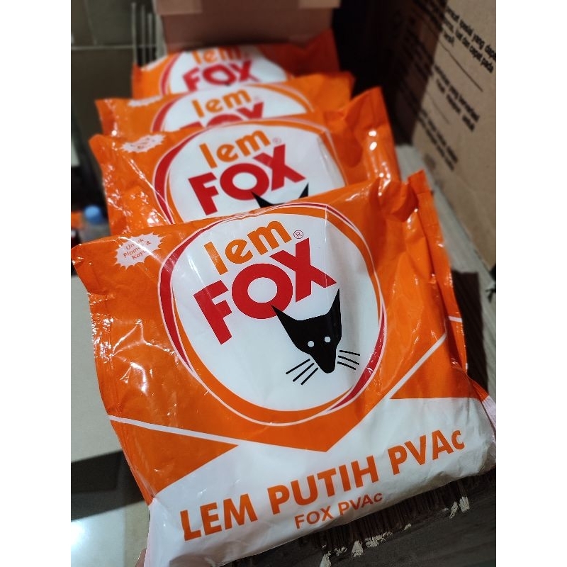 

Lem Fox Merah 700 gram Baru